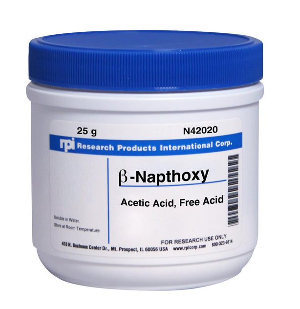 Research Products Intl Corp B-Naphthoxy Acetic Acid Free Acid N42020-25.0 - 1.0 Each - MDL-RPIN42020250