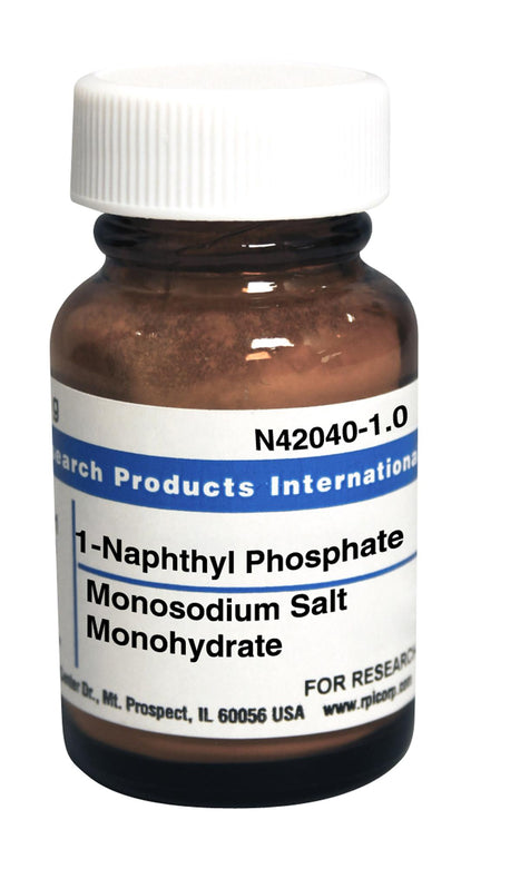 Research Intl N42040-1.0 1-Naphthyl Phosphate, Monosodium Salt, Monohydrate, 1 g - MDL-RPIN4204010 - 1 Each