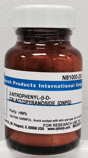 Research Products Intl Corp P-Nitrophenyl-B-D-Galactopyranoside N81000-25.0 - 1.0 Each - MDL-RPIN81000250