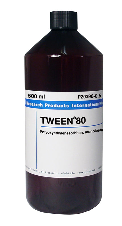 Research Products Intl Corp Polyoxyethylenesorbitan Monooleate P20390-0.5 - 1.0 Each - MDL-RPIP2039005
