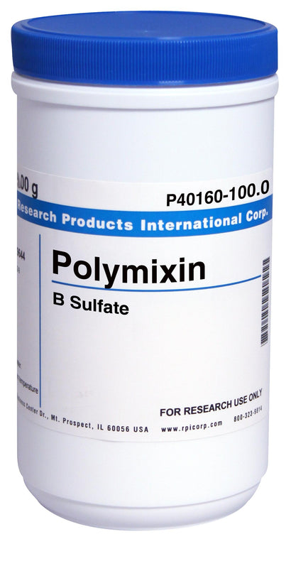 Research Int'l P40160-100.0 Polymixin B Sulfate, 100 g - MDL-RPIP40160100 - 1 Each