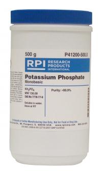 Research Intl ACS P41200-500.0 Potassium Phosphate, Monobasic, 500 g - MDL-RPIP41200500 - 1 Each