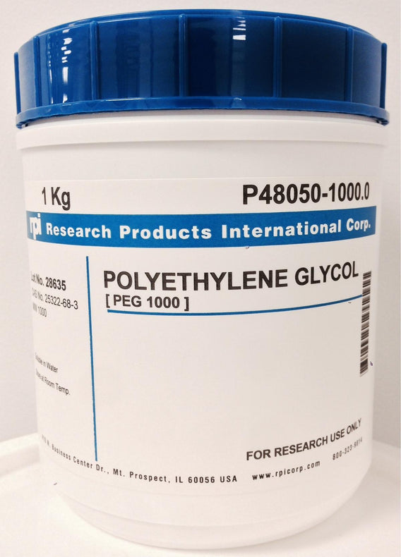 Research Products Intl Corp Polyethylene Glycol P48050-1000.0 - 1.0 Each - MDL-RPIP480501000