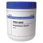 Research Intl P48080-500.0 PEG8000 (Polyethylene Glycol) Avg. MW 8000,500 g - MDL-RPIP48080500 - 1 Each