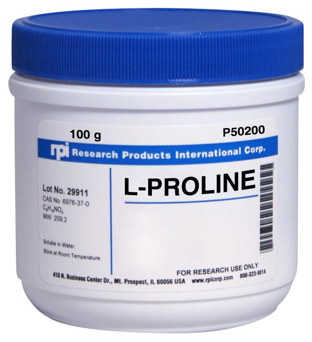 Research Intl P50200-25.0 L-Proline, 25 g - MDL-RPIP50200250 - 1 Each