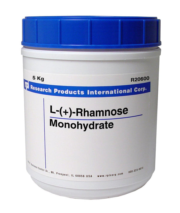 Research Products Int'l Corp. L-Rhamnose, Monohydrate R20600-5000.0 - 1.0 Each - MDL-RPIR206005000
