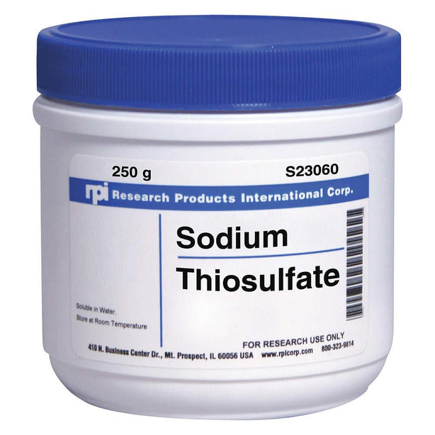 Research Intl S23060-250.0 Sodium Thiosulfate, 250 g - MDL-RPIS23060250 - 1 Each