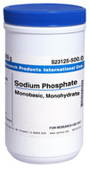 Research Intl S23125-500.0 Sodium Phosphate Monobasic, Monohydrate, ACS Grade, 500 g - MDL-RPIS23125500 - 1 Each