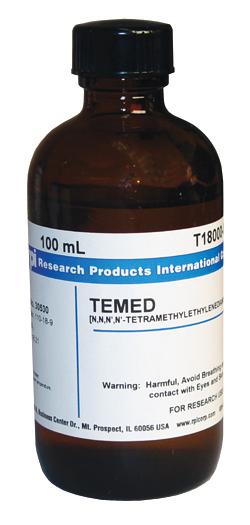 Research Products Intl Corp TEMED [N, N, N'N-Tetramethylethylenediamine] T18000-0.1 - 1.0 Each - MDL-RPIT1800001