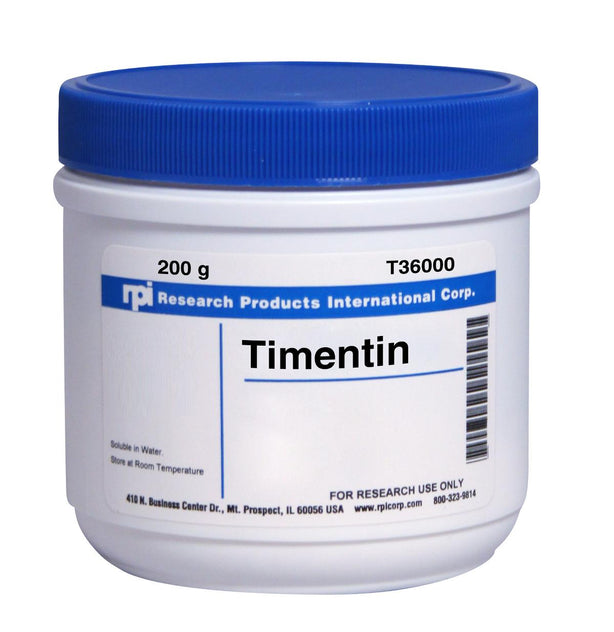 Research Products Int'l Corp. Ticarcillin (Potassium Clavulanate Mixture 15:1) T36000-200.0 - 1.0 Each