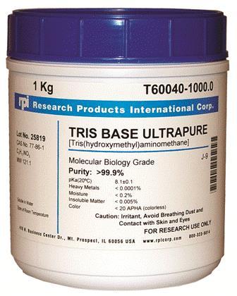 Research Products Intl Corp Tris Base Ultrapure [Tris(Hydroxymethyl) T60040-1000.0 - 1.0 Each