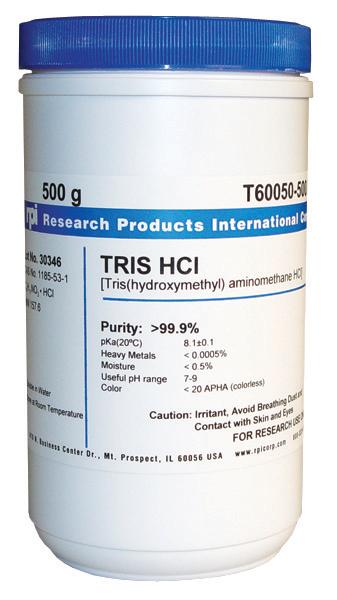 Research Products Intl Corp Tris Hydrochloride [Tris(Hydroxymethyl) T60050-500.0 - 1.0 Each