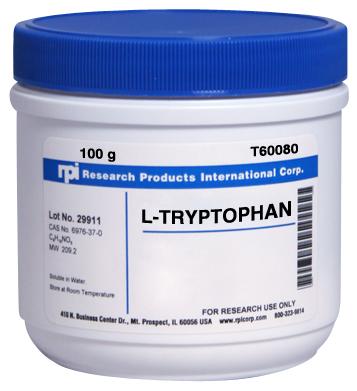 Research Products Intl Corp L-Tryptophan T60080-100.0 - 1.0 Each