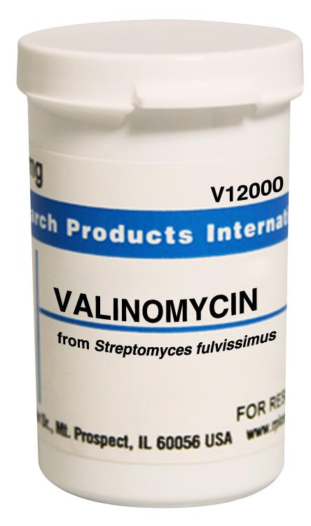 Research Intl Validamycin V12000-0.1 Valinomycin, Streptomyces Fulvissimus, 100 mg - MDL-RPIV1200001 - 1 Each