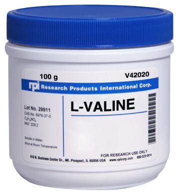 Research Products Intl Corp L-Valine USP Grade V42020-25.0 - 1.0 Each