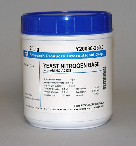 Yeast Nitrogen Base With Amino Acids - Y20030-250.0 - 1 Each - MDL-RPIY20030250
