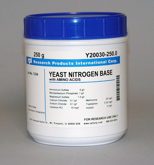 Yeast Nitrogen Base With Amino Acids, 500 g - Y20030-500.0 - 1 Each