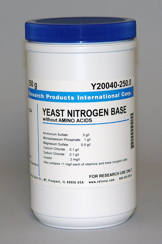 Research Intl Y20040-1000.0 Yeast Nitrogen Base Without Amino Acids, 1 kg - MDL-RPIY200401000 - 1 Each