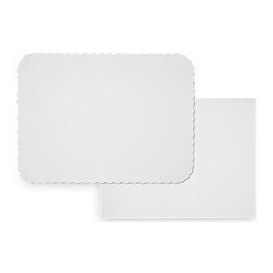 Royal Place Mats White 10" x 14" Straight Edge Paper Placemats - W1014E - 1000 Each