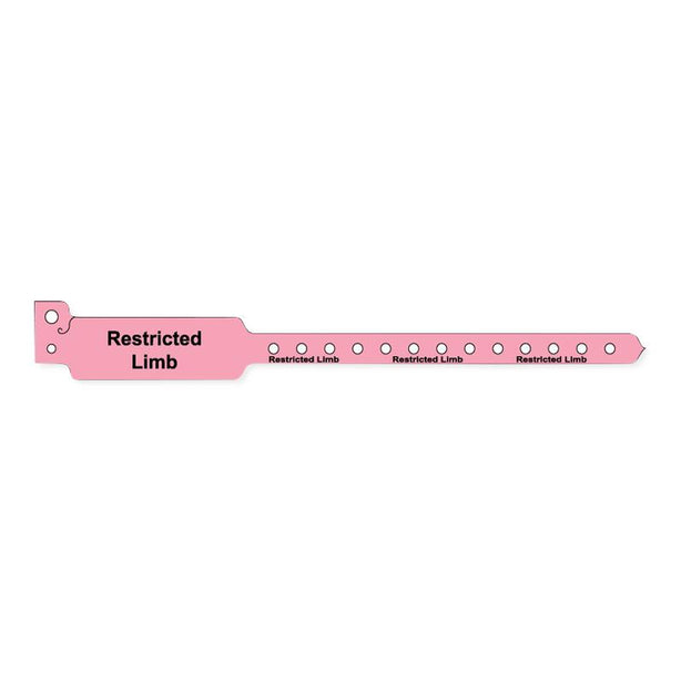United Ad Label Company Patient ID Plastic Alert Bands ULWB0108RL-04 - 500.0 Each