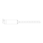 UNITED AD LABEL COMPANY UAL Adult Patient Identification Cover Seal Wristbands ULWB5080BP-11 500 Each - MDL-RRDB5080BP11