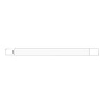 United Ad Label Tyvek Wristband, 10" x 1", White - ULWBT0110-11 - 500 Each