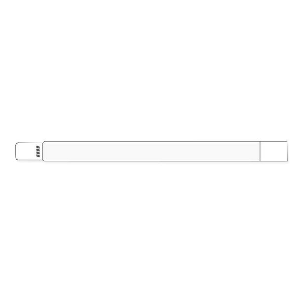 United Ad Label Tyvek Wristband, 10" x 1", White - ULWBT0110-11 - 500 Each