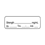 United Ad Blank Anesthesia Labels - ULAL900-D - 1000 Each - MDL-RRDULAL900D