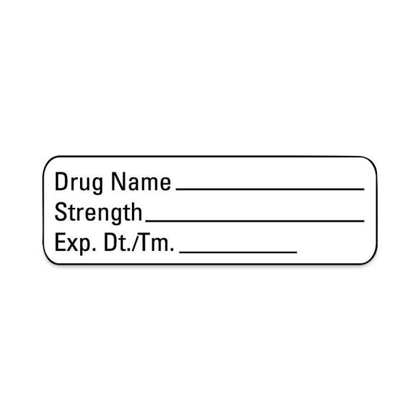 United Ad Blank Anesthesia Labels - ULAL900 - 610 Each - MDL-RRDULAL900