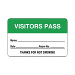 "Visitors Pass" Name Badge Labels - ULBR203 - 500 Each - MDL-RRDULBR203