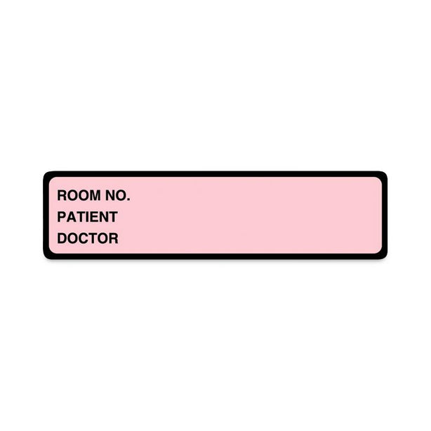 Room Number/Patient/Doctor Labels - ULCI603 - 665 Each - MDL-RRDULCI603
