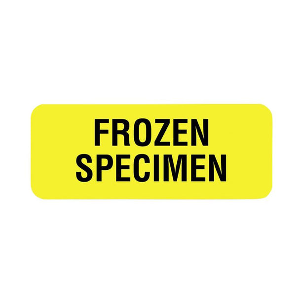 "Frozen Specimen" Labels - ULPS134 - 420 Each - MDL-RRDULPS134