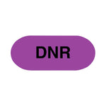 United Ad Label DNR Alert Wristband, 5/8" x 1/4", Purple - ULWLD033 - 300 Each