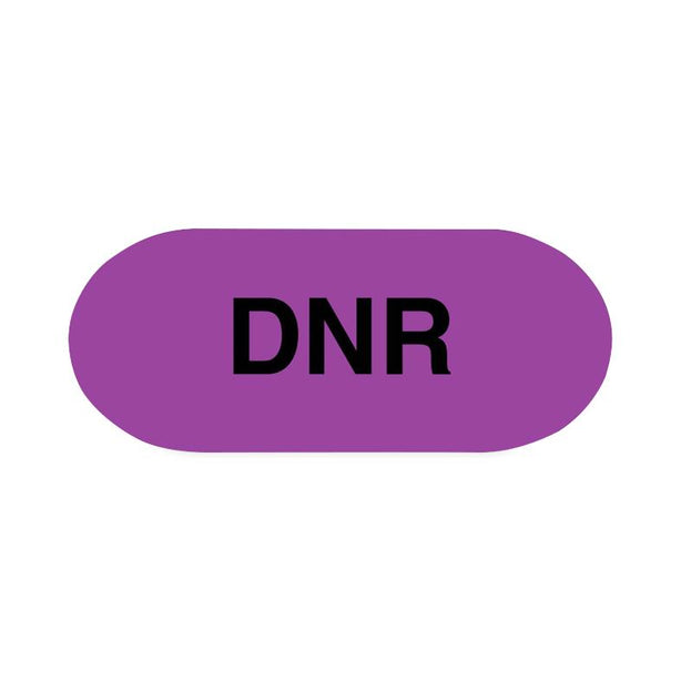 United Ad Label DNR Alert Wristband, 5/8" x 1/4", Purple - ULWLD033 - 300 Each