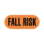 United Ad Label Fall Alert Wristband, 10" x 1-5/8", Orange - ULWLF017 - 300 Each