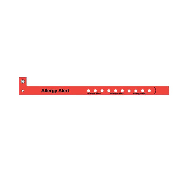 United Ad Label Company United Ad Label Blank Wristbands ULWB0109A-16 - 500.0 Each