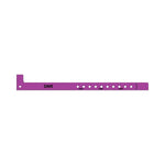 United Ad Label DNR Wristbands, Purple, 11" x 5/8" - ULWB0109D-33 - 500 Each