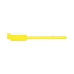 United Ad Label Blank Wristband, Plastic, 10" x 1-1/8", Blue, Custom for Broward - ULWB0110W-14 - 500 Each