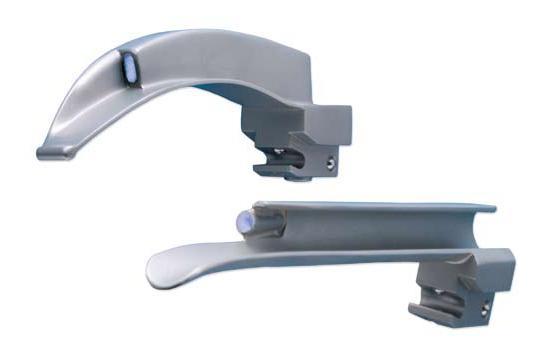 TELEFLEX MEDICAL Rüsch Emerald Reusable Fiber Optic Miller Laryngoscope Blades 004450050 1 Each - MDL-RSH004450050