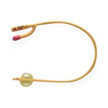 TELEFLEX MEDICAL Rusch Gold Silicone-Coated Latex Indwelling 2-Way Foley Catheter 180705160 10 Each - MDL-RSH18070516