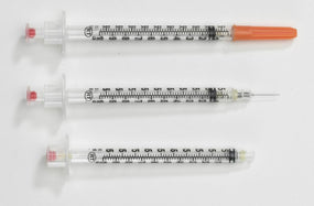 Retractable Tech Inc VanishPoint U-100 Insulin Syringes with Needle 10211 - 100.0 Each
