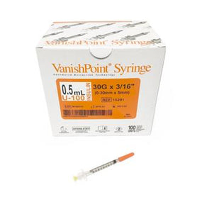 VanishPoint Syringes - 15291 - 100 Each - MDL-RTI15291Z