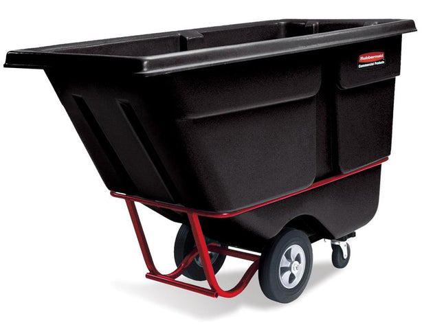 Rubbermaid Tilt Trucks - FG131500BLA - 1 Each - MDL-RUB1315BLA