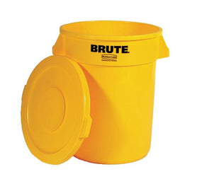 Rubbermaid BRUTE Container 32 Gallon Lids FG263100YEL 1.0 Each-MDL-RUB2631YELZ