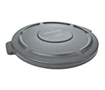 Rubbermaid BRUTE Container 55 Gallon Lids FG265400GRAY 1.0 Each-MDL-RUB2654Z