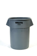 RUBBERMAID BRUTE 55 Gallon Containers without Lid FG265500GRAY 1 Each - MDL-RUB2655GRA