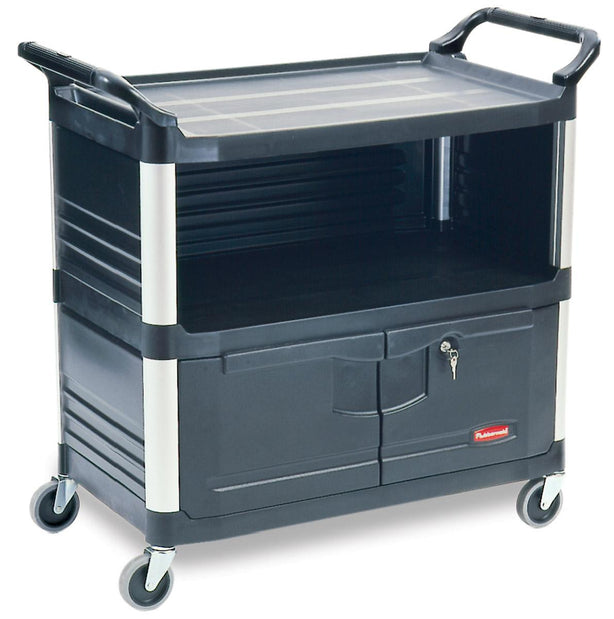 Xtra Instrument/Equipment Carts by Rubbermaid - FG409500 BLA - 1 Each - MDL-RUB4095