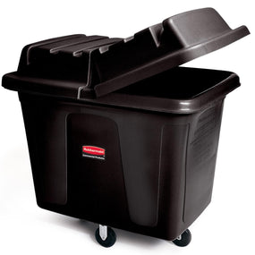 Rubbermaid Cube Trucks - FG461200 BLA - 1 Each - MDL-RUB4612BLA