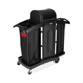 Rubbermaid Rubbermaid High-Security Housekeeping Cart FG9T7800 BLA - 1.0 Each