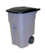 Rubbermaid BRUTE Rollout 50 Gallon Containers FG9W2700 GRAY - 1.0 Each